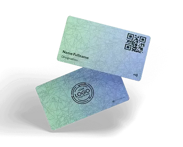 floral nfc card, Digital Business Card