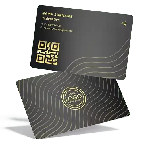 professional black metal nfc card