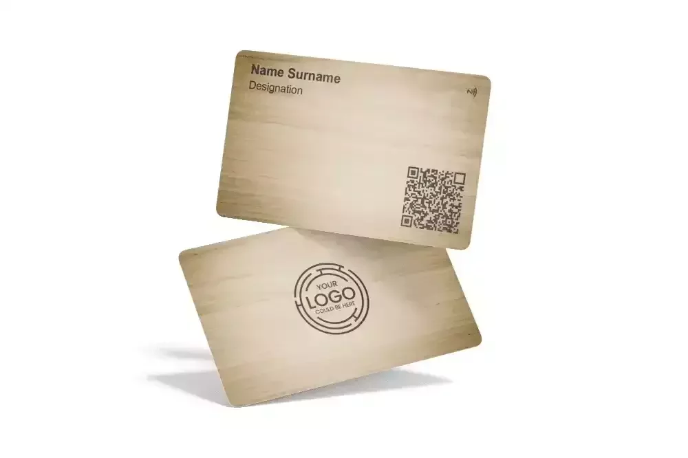 Wooden NFC Card